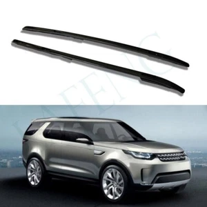 Roof Rack Rails fits for Discovery 5 L462 2017-2024 All Black Cargo Bars 2pcs - Picture 1 of 7
