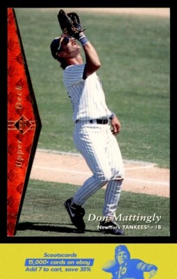 1995 SP Don Mattingly #175 New York Yankees - Image 1 of 2