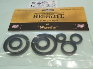 BSA B25 C25 B44 B50 ENGINE GEARBOX OIL SEAL SET 1967-1972 HEPOLITE 'NEW' - Picture 1 of 1