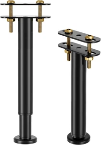 2Pcs Adjustable Height Bed Support Legs 10-17 Inch, Extra Durable Steel Bed Fram - Picture 1 of 12