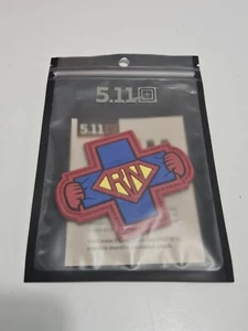 5.11 Tactical Patch des Monats POTM Mai 2023 "RN HERO" Style 92323 rot - Bild 1 von 4