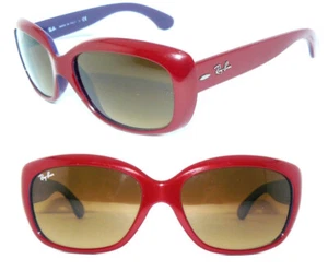 Ray Ban SONNENBRILLE BRAUN ROT JACKIE OHH RB 4101 6038 DAMEN 4174 BRILLE 4161 - Bild 1 von 8