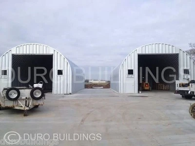 NEWDuroSPAN Steel 32x42x17 Metal Garage Clear Span Buildings Shop DiRECT - Image 1 of 4
