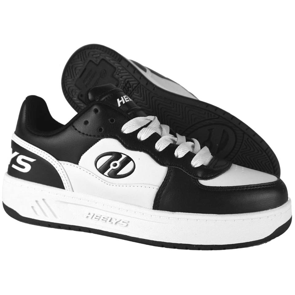 Heelys Rezerve Low Schuhe mit Rollen Rollschuhe Sneaker Heely Schwarz Weiß NEU