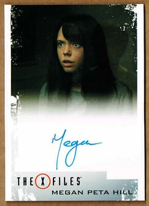 MEGAN PETA HILL 2018 Rittenhouse X Files Seasons 10-11 "Molly" Autograph Card  - Picture 1 of 2