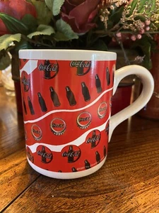 Vintage 1997 COCA-COLA Cola Kaffee/Teetasse Becher, XLarge Tasse 14oz, von Gibson - Bild 1 von 7