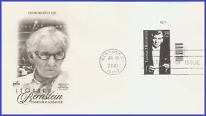 USA3 #3521 U/A ARTCRAFT FDC PB Leonard Bernstein - Imagen 1 de 1