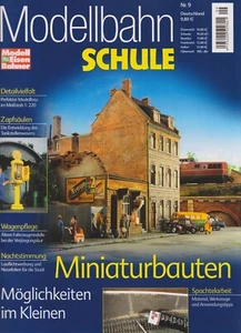ModellEisenBahner Modellbahn Schule Heft 9 Miniaturbauten! Tankstelle Wagen - Bild 1 von 1