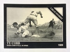 1994 Conlon Collection TSN #1000 Ty Cobb Great Stories HOF Baseball card