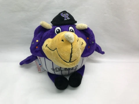 Genuine Merchandise Rare Vintage Colorado Rockies Stuffed Animal Cover