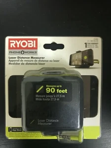 Ryobi ES1000 Phone Works Laser Distance Measurer 90ft for Smartphones NEW - Picture 1 of 1