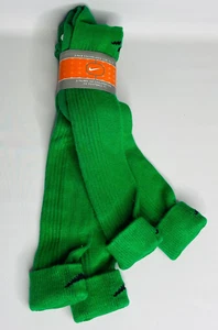 Nike Soccer Socks Size 10-13 Green 2 Pair Knee High New with Tags NWT - Picture 1 of 5