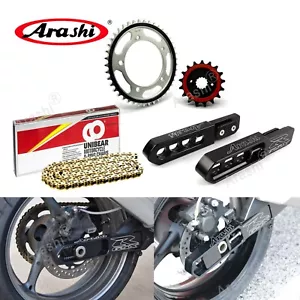 Kit de cadena junta tórica basculante y piñón para Suzuki GSXR600 GSXR750 2011-2020 - Imagen 1 de 12