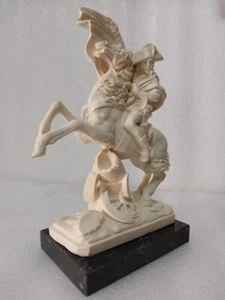 Frankreich Französisch Napoleon Bonaparte Statue Harzstatue Modell Marmorsockel - Bild 1 von 11