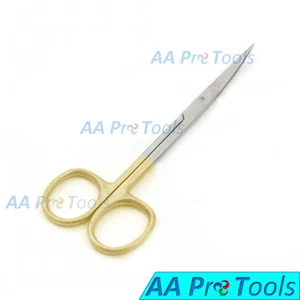 AA Pro: NEW Iris Scissors,4.5" TC Blades Curved STAINLESS STEEL A+ - Picture 1 of 3