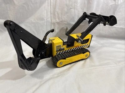 Vintage Metal Tonka 41242 Backhoe Front End Loader Construction Play Truck - Image 1 of 4
