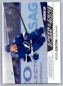 2021-22 Upper Deck Credentials #SGR18 Ross Colton Speed of the Game Rookies - Picture 1 of 2