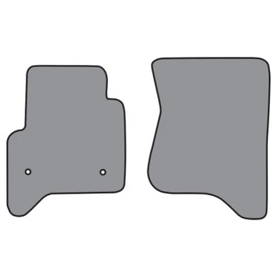 Tapetes de assoalho para 2014-2017 Chevy Silverado 1500 cabine dupla linha dianteira Cutpile 2 peças - Imagem 1 de 4