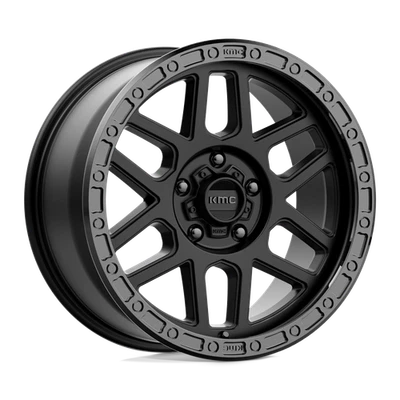 Rueda labial negra satinada 17x9 KMC KM544 MESA negro brillante 5x5 (18 mm) Foto 1 de 4