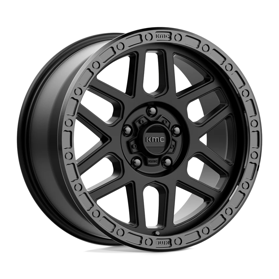 Rueda labial negra satinada 17x9 KMC KM544 MESA negro brillante 5x5 (18 mm) Foto 1 de 4