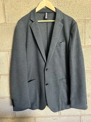 PJ PAUL JONES Men’s XL Casual Knit Blazer Jacket Gray Two Button - Image 1 of 4