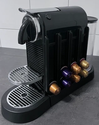 Nespresso Citiz D113 Kaffee Espressomaschine schwarz mit Kaspelhalter - Bild 1 von 4