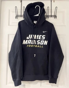 Nike JMU James Madison Dukes Team Issued Football Dukes Hoodie Large - Read - Picture 1 of 11