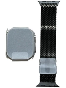 APPLE Watch Ultra 2 (2024) 49mm tytanowa obudowa Milanaise czarna - NOWA!! ✅ - Zdjęcie 1 z 8
