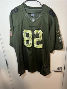 salute to service jason written cowboys jersey green camo men xl READ - Picture 1 of 9