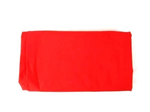 Red Polyester Blend Tablecloth 84"x58" Rectangular Good Condition - Picture 1 of 5