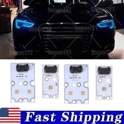 Ice-Blue DRL LED Boards For Audi A5 Quattro S5 RS5 2013-2017 Xenon Headlight - Image 1 of 4