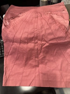 Falda Catherine Melandrino Algodón Y Seda Talla 6 Nueva Con Etiquetas Foto 1 de 4