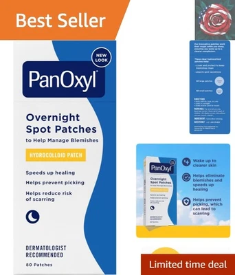 Fragrance-Free Hydrocolloid Acne Treatment Patches – Gentle on All Skin Types - Image 1 of 4