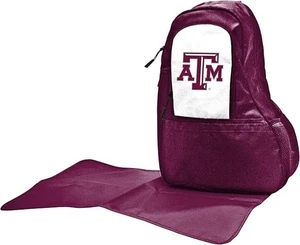 Bolso Mensajero de Pañales Lil Fan Texas A&M Aggies Equipo de Fútbol - Imagen 1 de 4