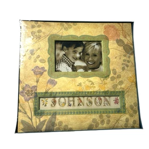 K and Company Scrapbook Album 12x12 Frame A Name Antiquity Floral NEW 530126 - Picture 1 of 6