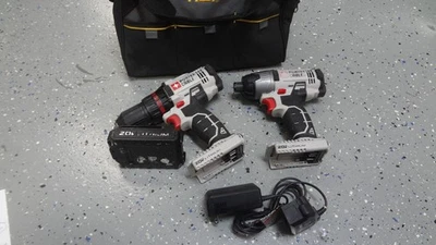 Juego combinado de taladro de cable e impacto Porter Foto 1 de 4