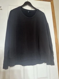 Sudadera Athleta Coaster Luxe para mujer, negra, talla grande - Imagen 1 de 3