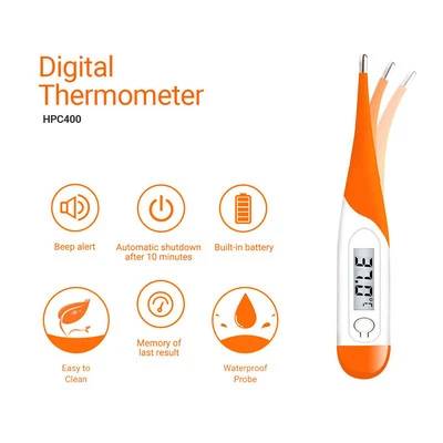 Digitales LCD Thermometer Medizinische Oral unter Arm Baby Erwachsene - HPC400 - Bild 1 von 4