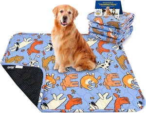 Large Dog Pee Pads, 2 Pack Washable Reusable Training Pads for Medium &Senior Do - Picture 1 of 12