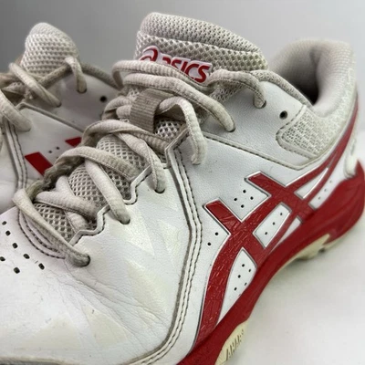ASICS Gel Peake Cricket Shoes Mens US6 White/Electric Red for Turf Sports 24.5cm - image 1 of 4