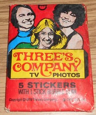 Topps Three's Company Wax Pack dated  1978