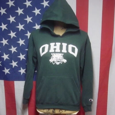 OHIO UNIVERSITY Bobcats youth med hoodie OU hooded sweatshirt Athens kids 10-12 - Image 1 of 2