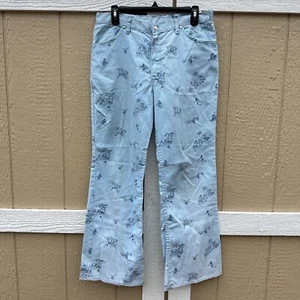 Vintage Wrangler Retro Denim Bell Bottom Flare Jeans Size 15/16 Covered Wagon - Picture 1 of 12