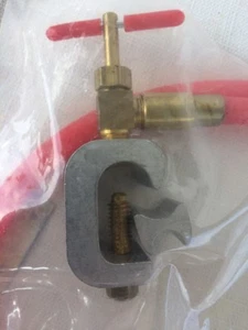 NEW AMERICAN PLUMBER SV-9 SADDLE VALVE 1/4" CONNECTION W/2' RED TUBING - Picture 1 of 4