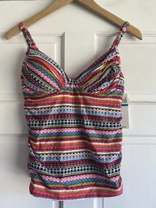 M47 Anne Cole Underwire Tankini Swim Top Womens 34D - Picture 1 of 3