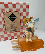My Little Kitchen Fairies Cool Treat Sitting On Popsicle Fairy Fairie Figurine