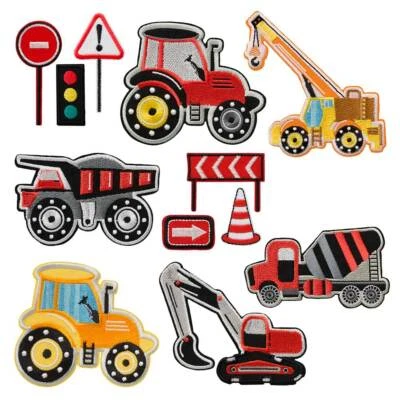 Mono-Quick 1455x - Fahrzeuge Applikation, Bügelbild, Patch, Baustelle - Bild 1 von 2