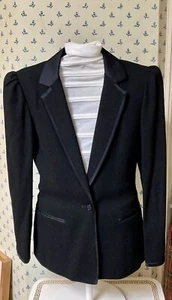 VTG Vintage Christian Dior Suit Sz 4. Tuxedo Style Jacket and Skirt - Picture 1 of 14
