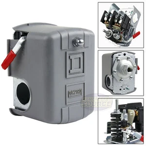 Square D 95-125 PSI Air Compressor Pressure Switch Control Valve 9013FHG12J52M1 - Picture 1 of 6