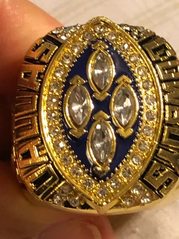 1993 MICHAEL IRVIN COMMEMORATIVE CHAMPIONSHIP RING COWBOYS SIZE 11 Cover